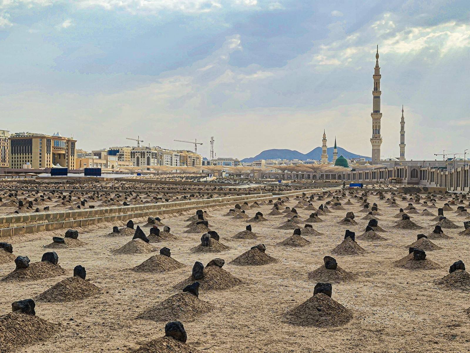 Jannat al-Baqi cemetery beside Al-Masjid an-Nabawi in Madinah